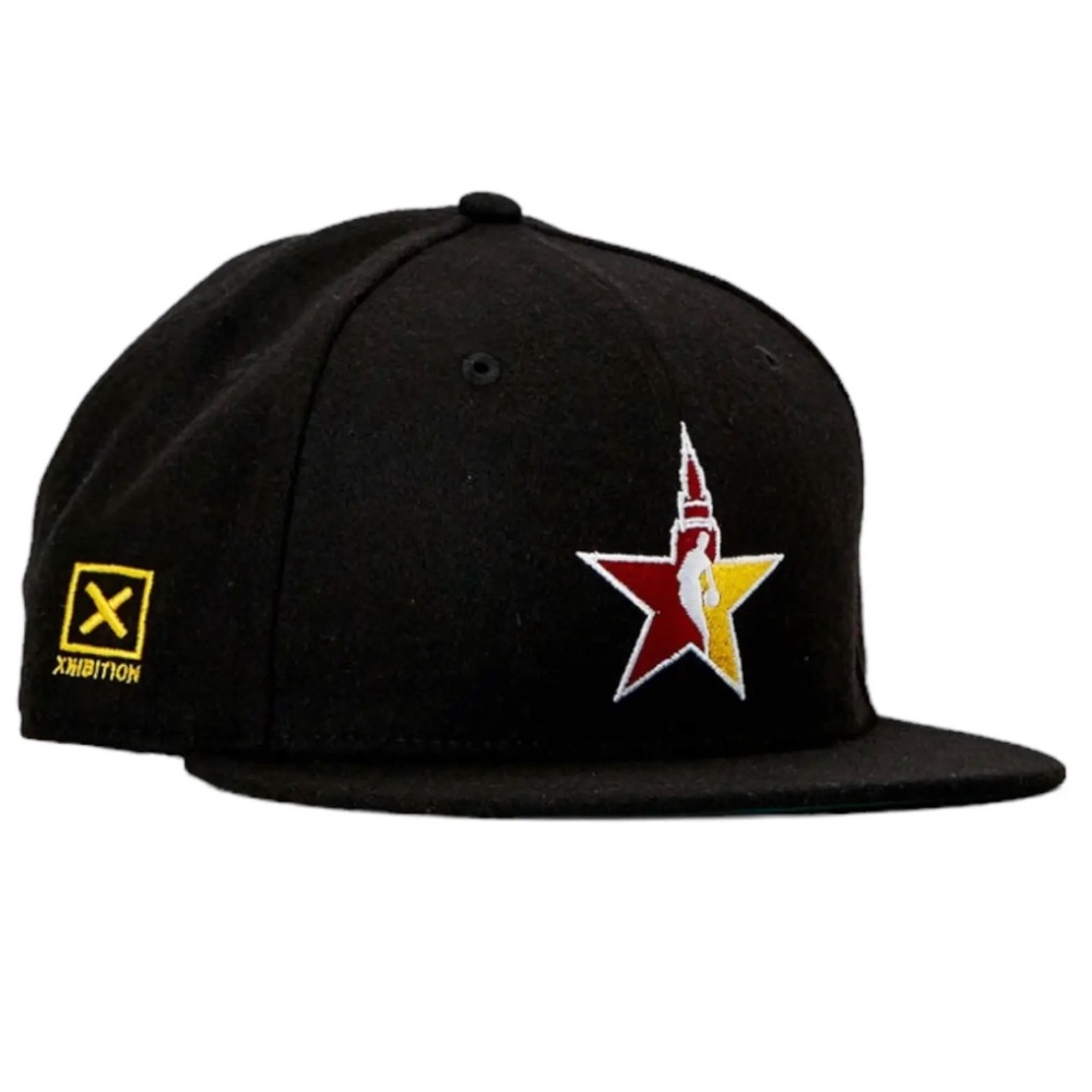 New Era 59Fifty 2022 Cleveland NBA All Star Game Hat sz 7 1/2 Black Xhibition